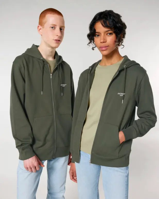 District - OER | Unisex-Zip-Hoodie-Sweatshirt Basic District - OER
