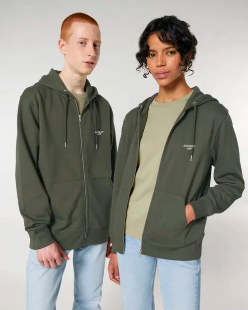 District - OER | Unisex-Zip-Hoodie-Sweatshirt Basic District - OER