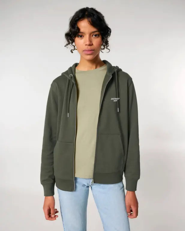 District - OER | Unisex-Zip-Hoodie-Sweatshirt Basic District - OER