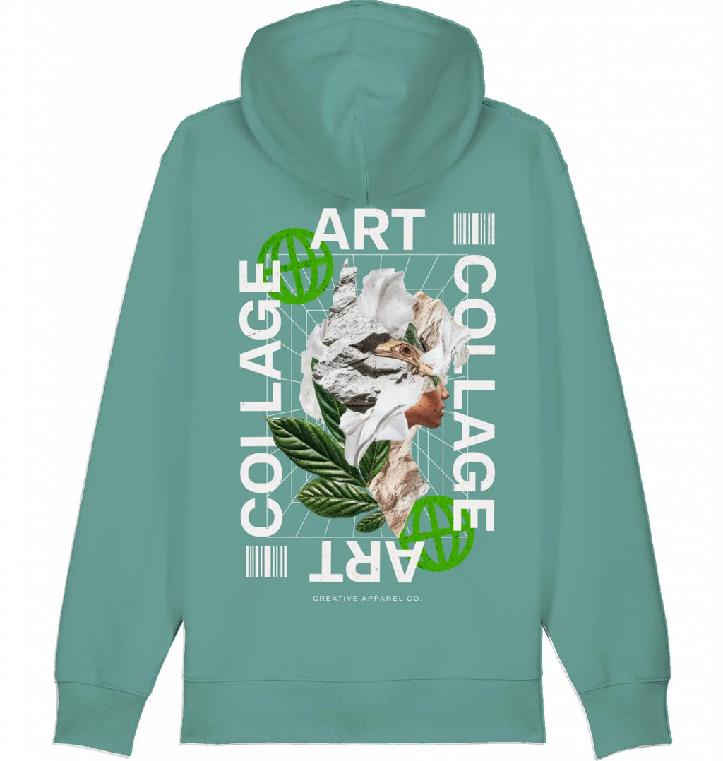 ZIP HOODIE | ART COLLAGE District - OER