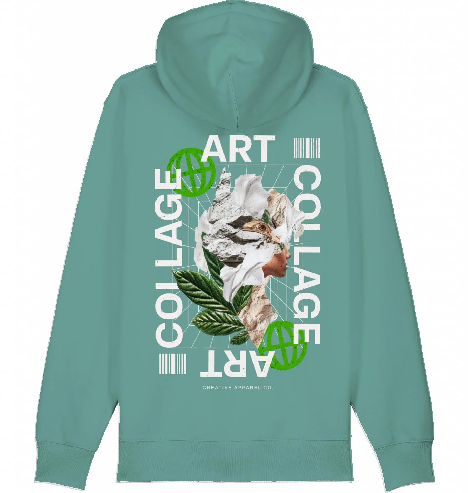 ZIP HOODIE | ART COLLAGE District - OER