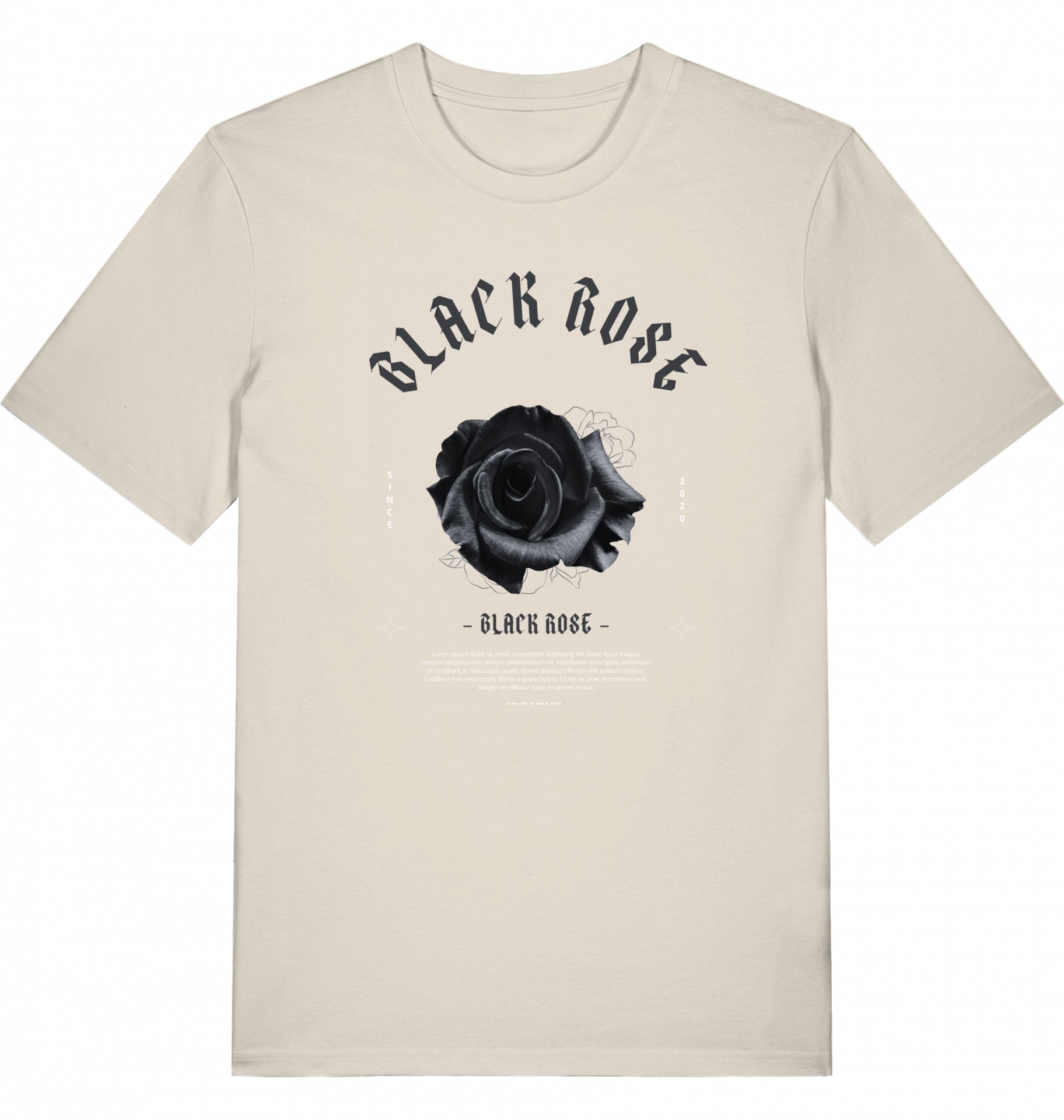 T-SHIRT | BLACK ROSE District - OER