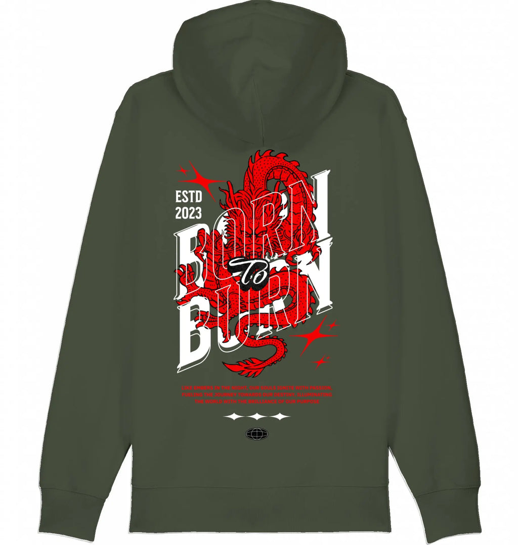 ZIP HOODIE | BORN TO BURN District - OER
