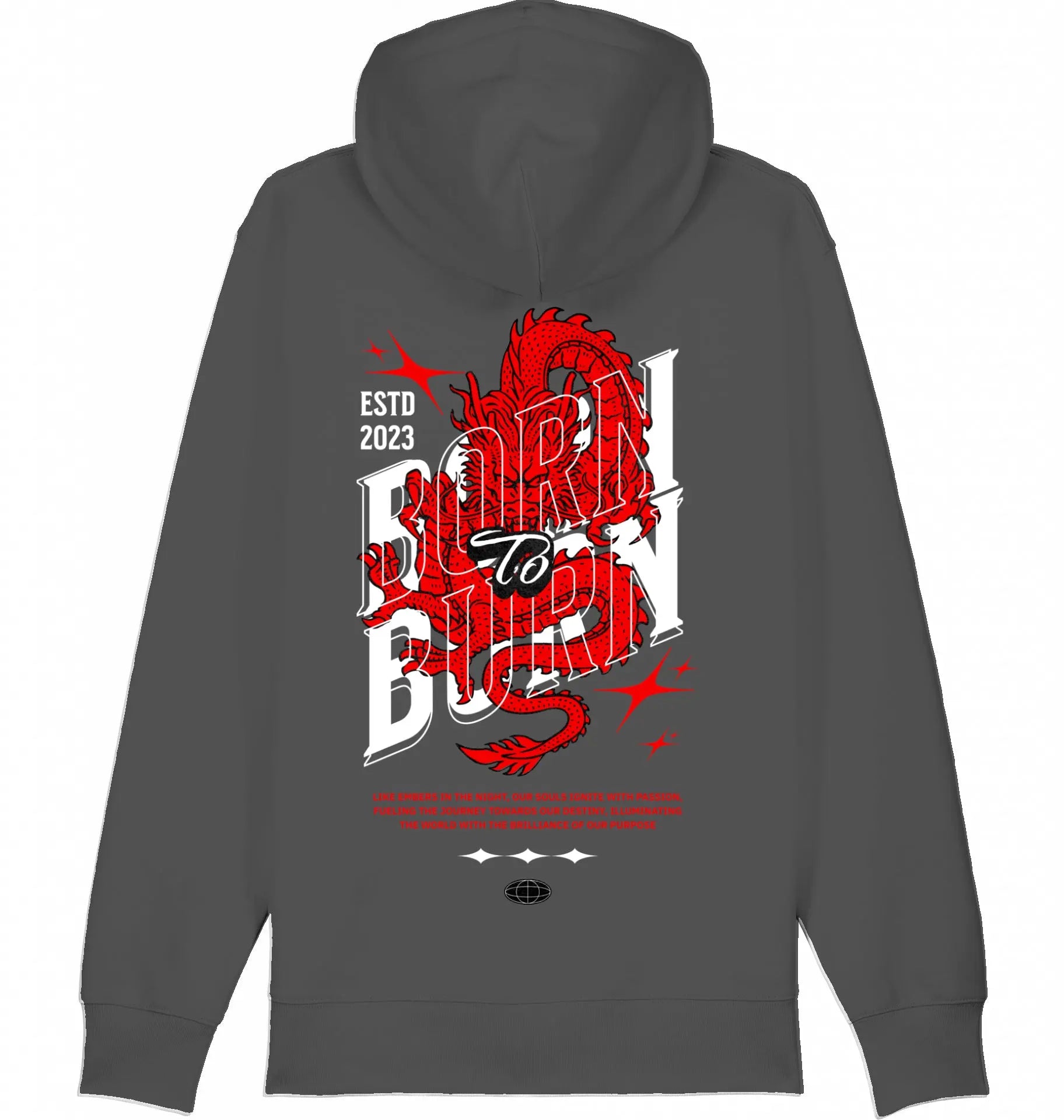 ZIP HOODIE | BORN TO BURN District - OER