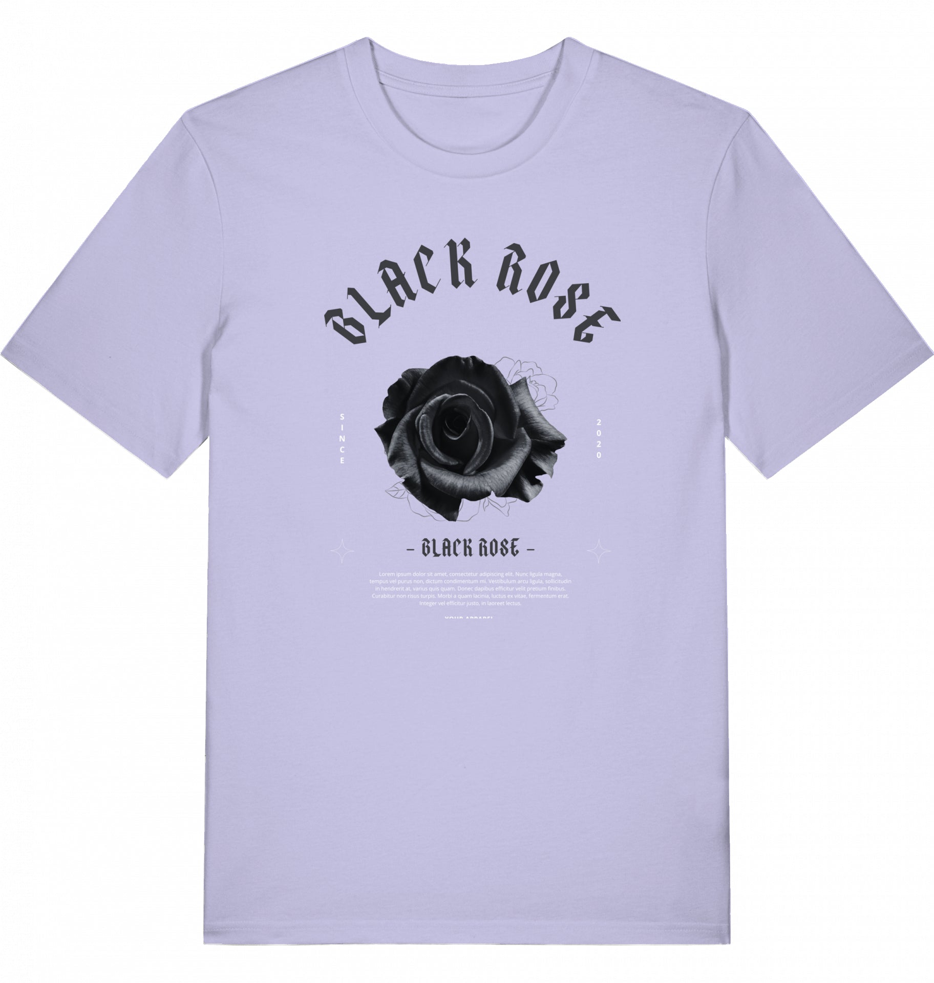 T-SHIRT | BLACK ROSE District - OER