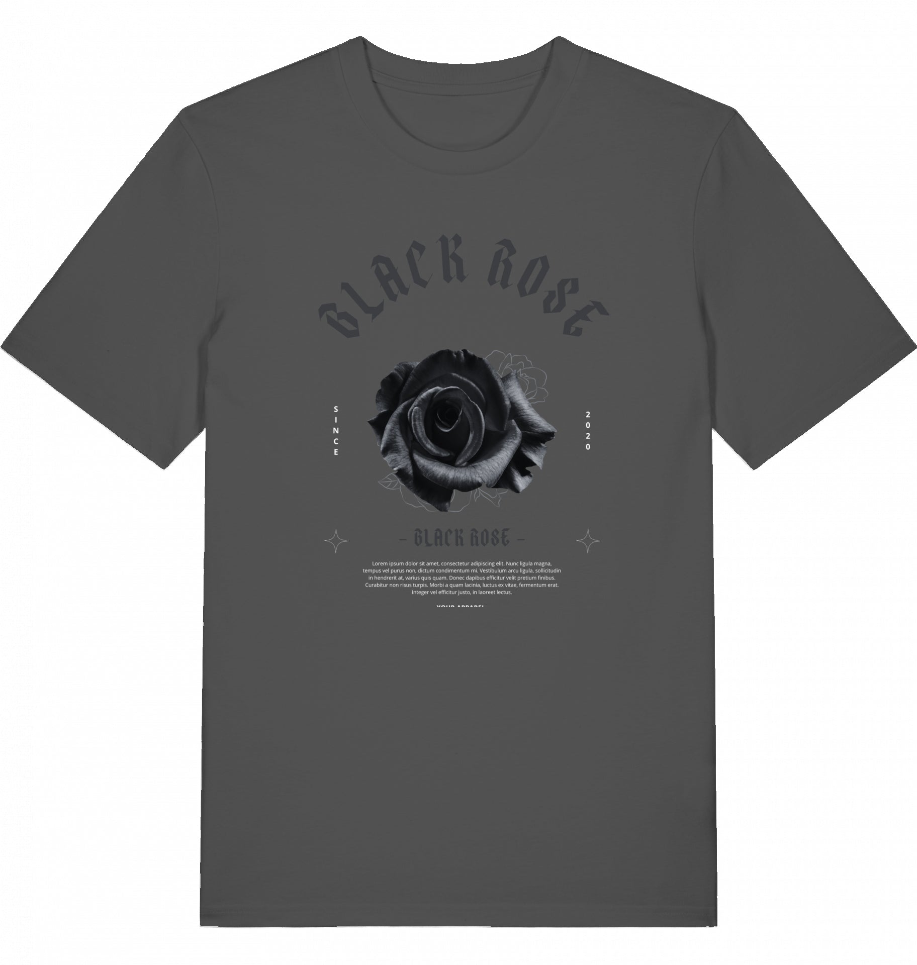 T-SHIRT | BLACK ROSE District - OER